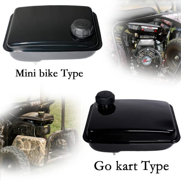 Vent Gas Fuel Tank For Montser Mega moto 79.5cc MM-K80R 80cc MMK80 105cc MMK105 Go kart, Taotao Tao Tao 80 cc Go cart Lifan 152-3 154-3 Engine - Image 3