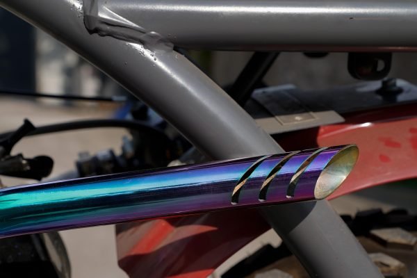 Header Pipe Kit For Coleman CT200U BT200X KT196, Predator 212 Baja MB200 Doodlebug Mini Bike, Axis M200 212CC, Hisun 196cc Monster mega moto Engine Go Kart (Colorful) - Image 4