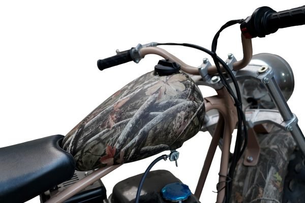 Real Gas Fuel Tank for Coleman CT200UEX Axis M200 Hisun HS200-3 Fake Tank Replacement 196cc Mini bike (Camouflage) - Image 4