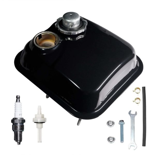 Side Port Gas Tank w/ Raised Cap For Coleman BT200X CT200U CT200UEX, Baja Warrior MB200 Mini Bike Fuel Tank Replacement for Hemi Predator 212 212cc 224 MAX performance Engine - Image 4