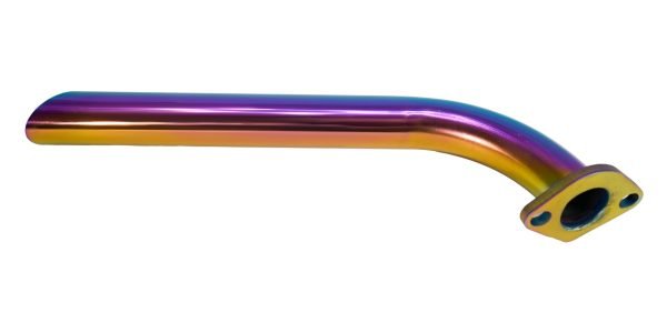 Header Pipe for Coleman BT200X CT200U EX KT196 196cc Mini Bike Go Kart Predator 212 224 Honda GX160 GX200 Clone Engine Baja Warrior MB200 Performance Parts (Rainbow) - Image 4