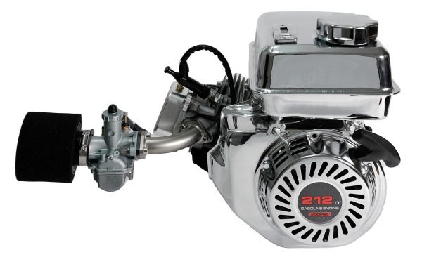 Pull Start Recoil Starter Assembly for Predator 212 Coleman B200R CT200U 200cc Mini Bike, KT196 Go Kart Pull Cord Start Honda 6.5HP GX160 196 Hisun Engine,Obsidian Black, Upgraded Handle - Image 4