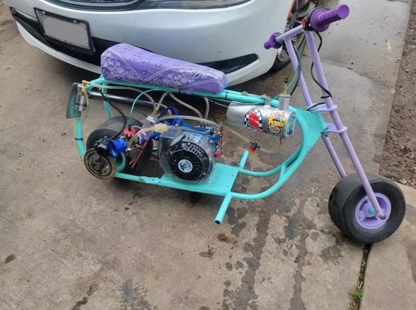 Mini bike 7/8 Frame Extension Kit For Azusa Baja Doodle Bug DB30 (Blitz, Dirt Bug, Racer) 97cc, Upgraded Frame Stretch Kit for Coleman Ct100U Mini bike Parts, 4 Inch (Set of 4) - Image 4