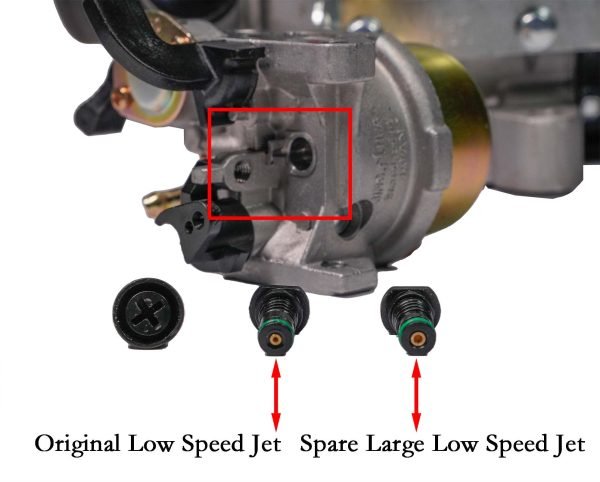 Performance Carburetor W/Replaceable Main Jet For Monster Mega Moto MM80 MMB105, Carb for Coleman B100 RB100 Mototec 105cc, Motovox MBX10, Baja DB30 97cc, Phatmoto Gas Bike Lifan 79cc - Image 4