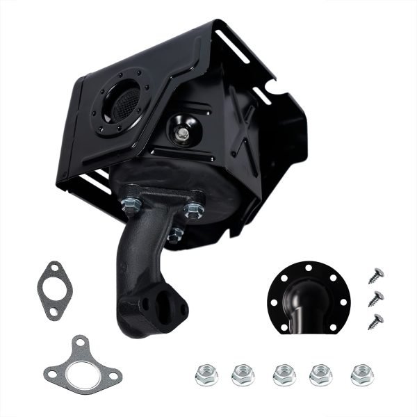 Exhaust Muffler Pipe w/Deflector For Predator 301cc, Honda GX240 GX270 8HP 9HP Engine Motor, Lifan Loncin Engine Motor, Champion Water Pump, power washer Snowblower Replacement kit - Image 4