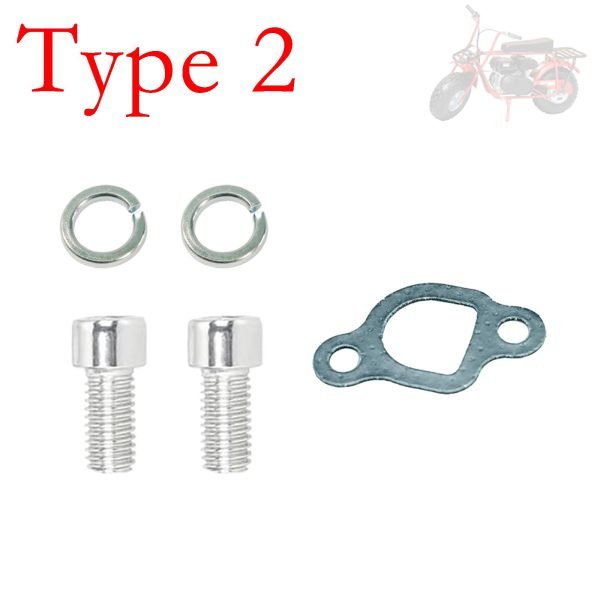 Exhaust Muffler Pipe Mounting Hardware Studs kit forFor Coleman CT200U BT200X KT196, Predator 212 Baja MB200 Mini Bike, Axis M200 212CC, Hisun 196cc Monster mega moto Engine, Go kart - Image 5