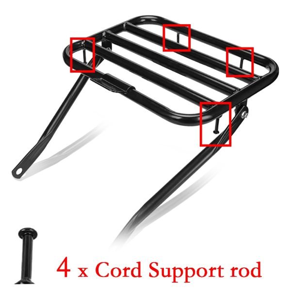 Rear Cargo Rack Assembly Kit for Coleman CT200U CT200UEX BT200X, Axis M200 196cc Off-Road Mini Bike - Image 5