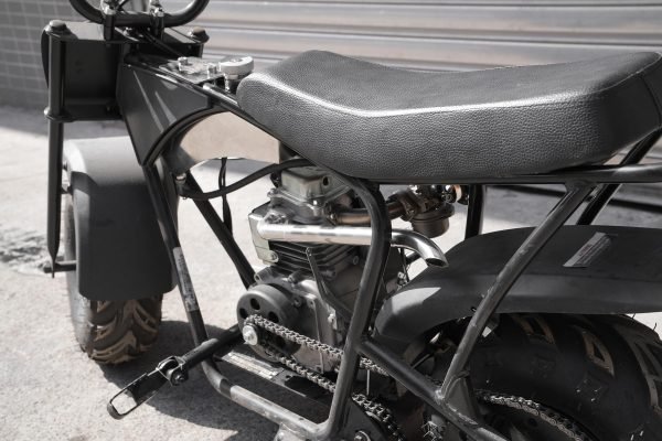 Header Pipe for Lifan 79cc/105cc Engine for Coleman B100 RB100, Mega Moto MMB80 MMB105, Phatmoto Gas Bike, Motovox MBX10 Orxyearth Dirt Kids Mini Bike MMK80 Go Kart (Silver) - Image 5