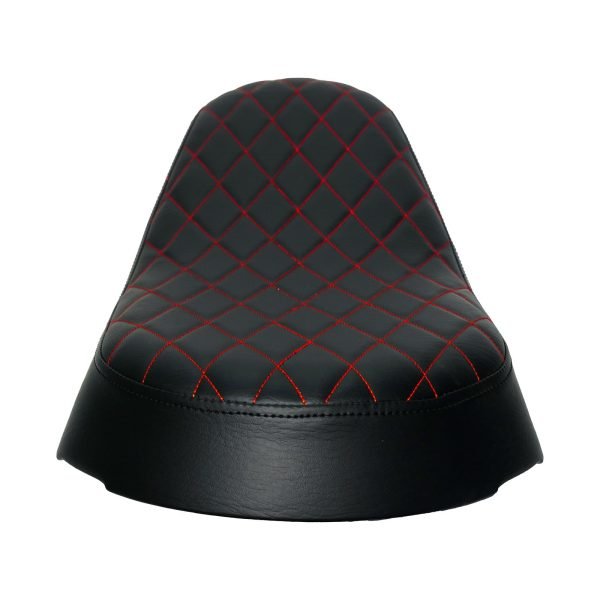 Red Diamond Stitch Retro Mini bike Seat for Coleman B200 B200RS B200RSV - Image 5