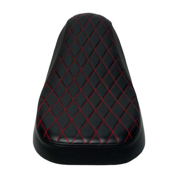 Red Diamond Stitch Retro Mini bike Seat for Coleman B200R B200C B200V RB200 Realtree RT200 MEGA moto B212 MAX Cushion Replacement parts - Image 5