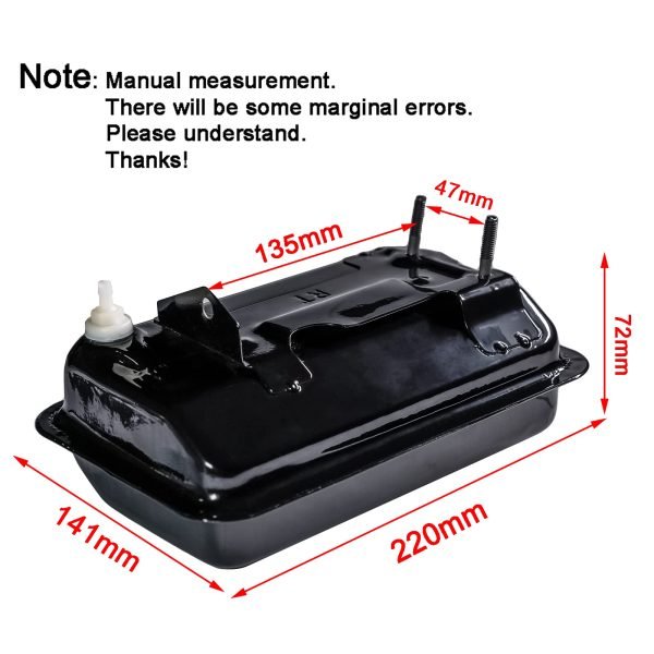 Upgraded Fuel Gas Tank Kit for Baja Doodle Bug DB30 ( Blitz , Dirt Bug , Racer ) 97cc Mini Bike - Image 6
