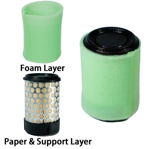 2 Air filter Replacement Cleaner for Kohler Command Pro CH260 6hp 208cc, CH270 7hp 208cc 17 083 07, 17 083 04-S,1708304-S,1708304S,17 083 07-S,1708307S,17 083 23-S Engine (CH260/CH270) - Image 6