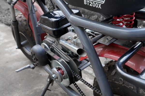 Header Pipe for Coleman BT200X CT200U EX KT196 196cc Mini Bike Go Kart Predator 212 224 Honda GX160 GX200 Clone Engine Baja Warrior MB200 Performance Parts (Silver) - Image 6