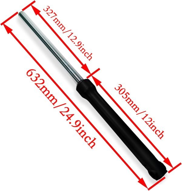 Shock Absorber Front fork Suspension for Coleman CT200U BT200X CT200UEX 196cc Hisun 200-3 200-7, Axis M200 Mini bike (Black, 632mm) - Image 6