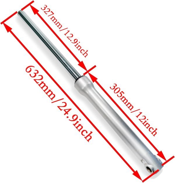 Shock Absorber Front fork Suspension for Coleman CT200U BT200X CT200UEX 196cc Hisun 200-3 200-7, Axis M200 Mini bike (Silver, 632mm) - Image 6