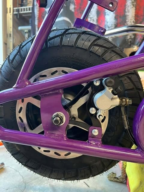 Mini Bike Hydraulic Brake Caliper Bracket kit for Monster Mega Moto MMB80 80cc FRP GMB100 98cc, For Coleman B100 RB100 RT100 Mini Bike - Image 6