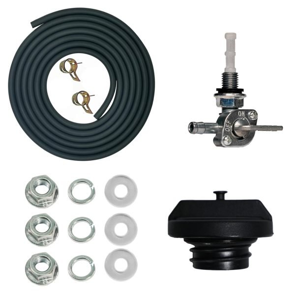 Raw Black Real Gas Fuel Tank for Coleman CT200UEX Axis M200 Hisun HS200-3 Fake Tank Replacement 196cc Mini bike - Image 6