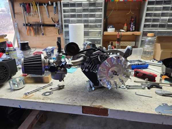 Performance Racing Intake Pipe Inlet Manifold for Coleman CT100U CC100X 98cc Mini bike, Compatible w/Predator 79cc clone Engine, SK100 CK100-S Go kart, Massimo MB100 Kids scooter, 154F 3Hp - Image 6