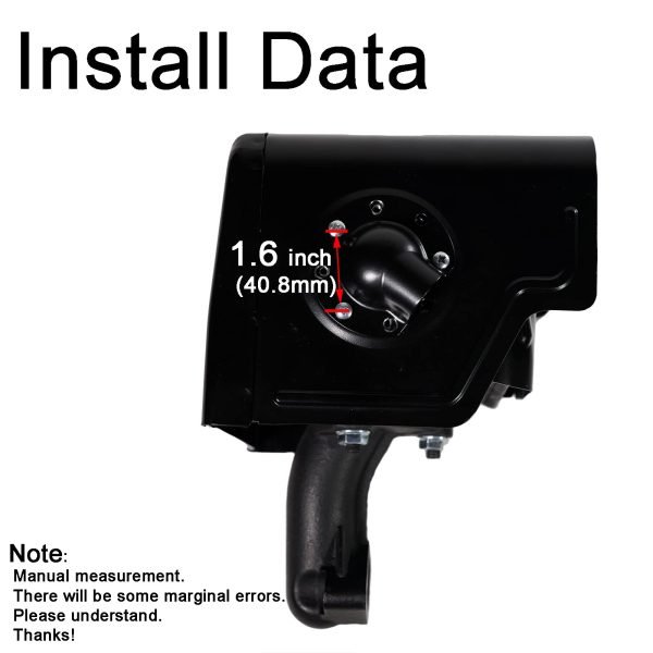 Upgraded Stock Muffler Exhaust Deflector For Predator 420cc 459cc 13 hp, Honda GX390 389cc 11.7hp, DuroMax Gasoline Engine Motor, GX240 GX270 GX340, 18331-ZE3-811, Black Muffler diverter - Image 6