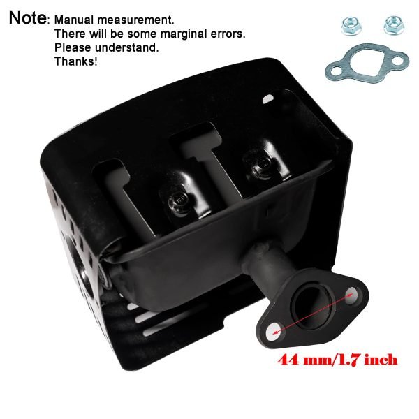 Exhaust Muffler For Coleman CT200U BT200X KT196, Silencer for Baja MB165 MB200 Doodlebug Mini Bike, Axis M200, Mini Bikes 212CC, Hisun 196cc Engine, Go Karts - Image 6