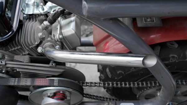 Header Pipe for Coleman BT200X CT200U EX KT196 196cc Mini Bike Go Kart Predator 212 224 Honda GX160 GX200 Clone Engine Baja Warrior MB200 Performance Parts (Silver) - Image 7