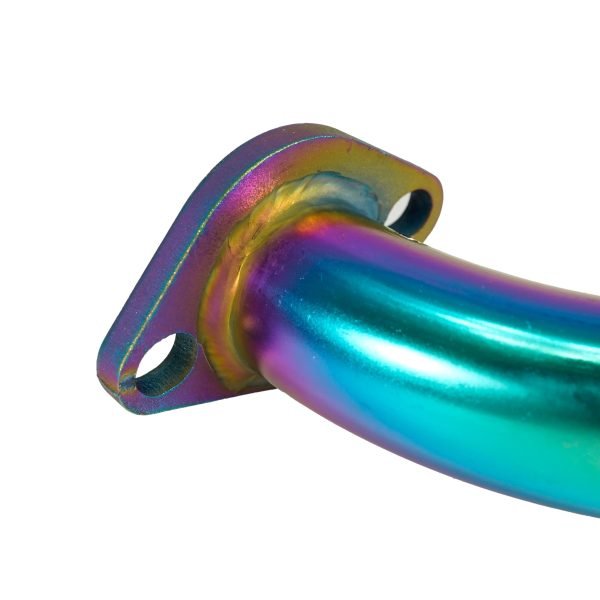 Header Pipe for Coleman BT200X CT200U EX KT196 196cc Mini Bike Go Kart Predator 212 224 Honda GX160 GX200 Clone Engine Baja Warrior MB200 Performance Parts (Rainbow) - Image 7