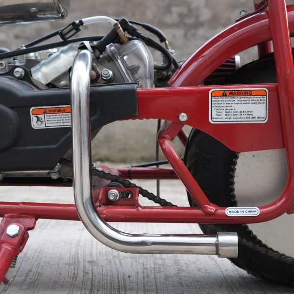 pipe w/ 1'' female thread left long for Coleman CT100U CC100X 98cc, For FRP GMB100 Mini Bike Predator 79cc 3HP Engine, Massimo MB100 79cc Mini Bike, 154F 3.0 hp Engine Parts - Image 7