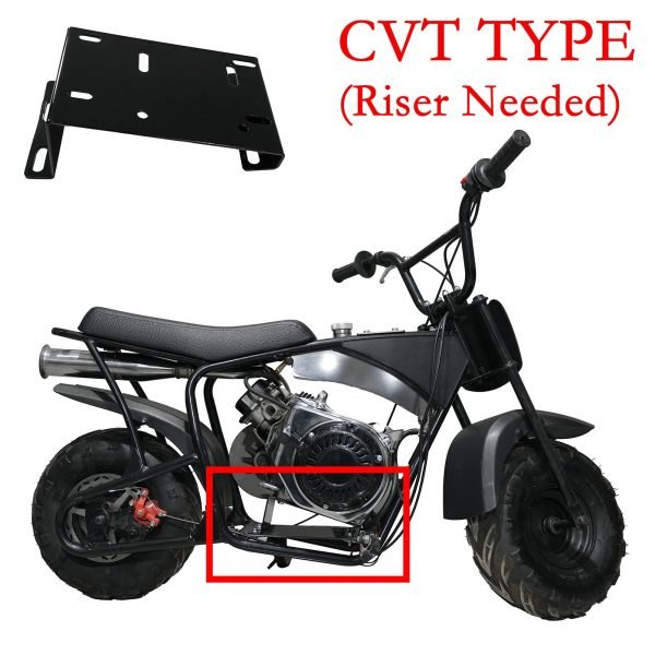 Central Trumpet Pipe for Predator 212 w/Monster Mega Moto MMB80 MMB105, Coleman RB100, Motovox MBX10 Baja DB30 97cc, For Orxyearth Dirt Kids Mini Bike (Riser needed) - Image 7