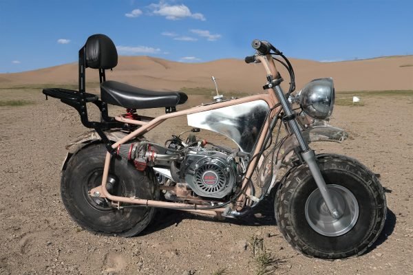 Backrest Cargo Rack for Coleman CT200UEX Mini bike 196cc, Adjustable Sissy Bar for Axis M200 Viper Hisun 200-3 200cc Trail bike Cushion Luggage parts - Image 7