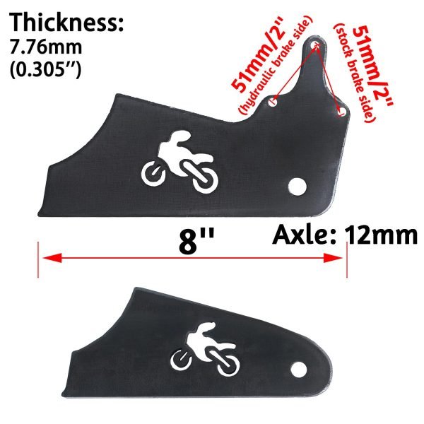 8'' Mini bike Stretch Extension Tabs for Coleman CC100X Baja DB30 Doodle Bug Mini Bike (CC100X/DB30 D, 8 inch) - Image 7