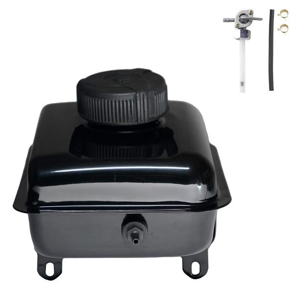 Gas Fuel Tank W/ Side Vent port for Coleman 98cc CK100 CK100-S SK100 Kids Go Kart, Screw on Fuel Tank for Realtree RTK100, Monster / Mega moto MAX MM-K100 ,154F 3.0 hp Engine Parts - Image 7