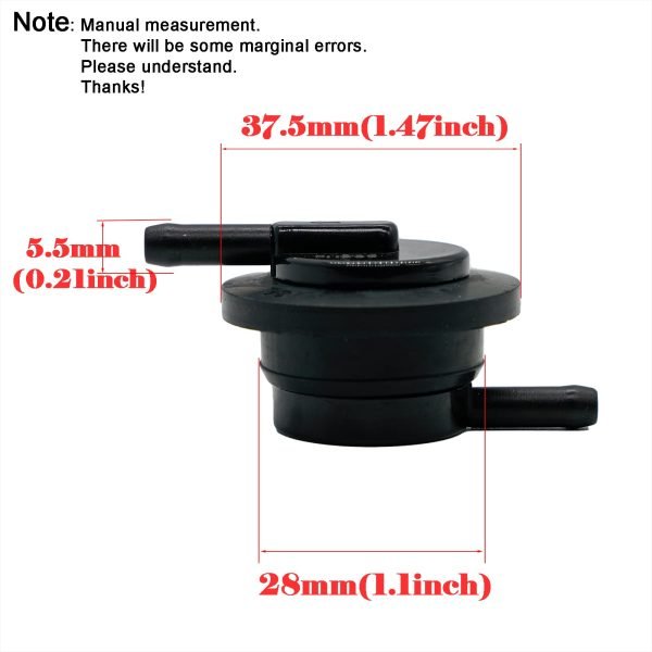 OEM Gas Fuel Tank Vent Valve w/Grommet for Predator 212 6.5hp 224 Max Engine, Roll Over Valve for Generac Gas Pressure Washer 212cc 420cc Predator Generator, Coleman Mini bike SK100 Go kart - Image 7