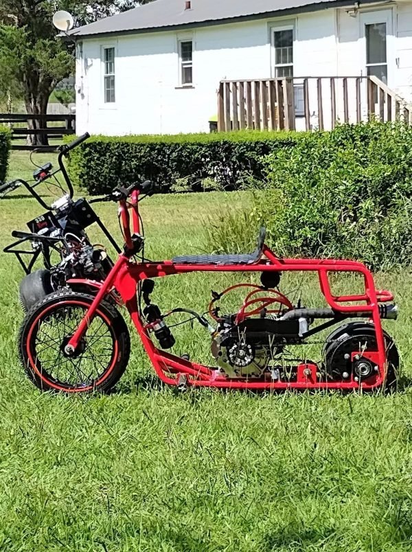 Mini bike 7/8 Frame Extension Kit For Azusa Baja Doodle Bug DB30 (Blitz, Dirt Bug, Racer) 97cc, Upgraded Frame Stretch Kit for Coleman Ct100U Mini bike Parts, 12 Inch (Set of 4) - Image 7