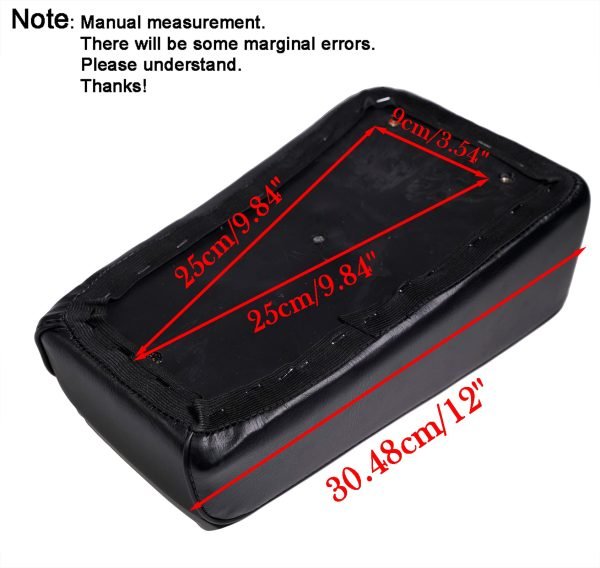 Upgraded 12'' Seat for Coleman ct100u 98cc ct100 100cc Motor ct100 3.0HP Mini bike Trail Powersports Parts, Black - Image 7