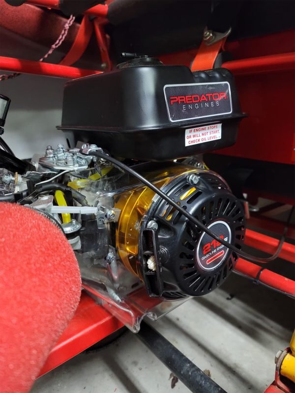 New Clear Recoil Flywheel Fan Cover Shroud Housing for Predator 212 hemi Coleman B200R CT200U BT200X Mini Bike, KT196 Go Kart Hisun Tillotson Clone 196cc Engine Honda GX160 GX200 - Image 8