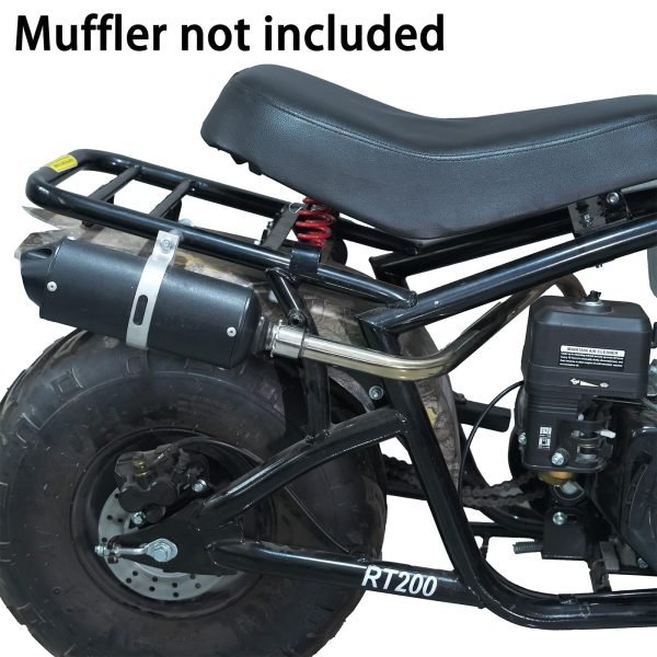 Right Long Pipe For Coleman B200R RT200 RB200 B200 B200RSV Mini Bike, For Monster mega moto MM212 212 MAX Mini Bike - Image 9