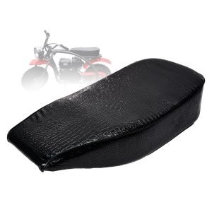 Black Crocodile-Texture 17'' Seat for Coleman BT200X Mini bike 196cc, Hisun 200-7 for Viper 200cc Trail bike Cushion Replacement parts