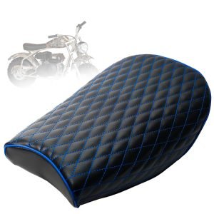 Blue Diamond Stitch Retro Upgraded 15'' Seat for Coleman ct200uex Mini bike 196cc, Hisun ct200u-ex 200cc Trail bike Cushion Replacement parts