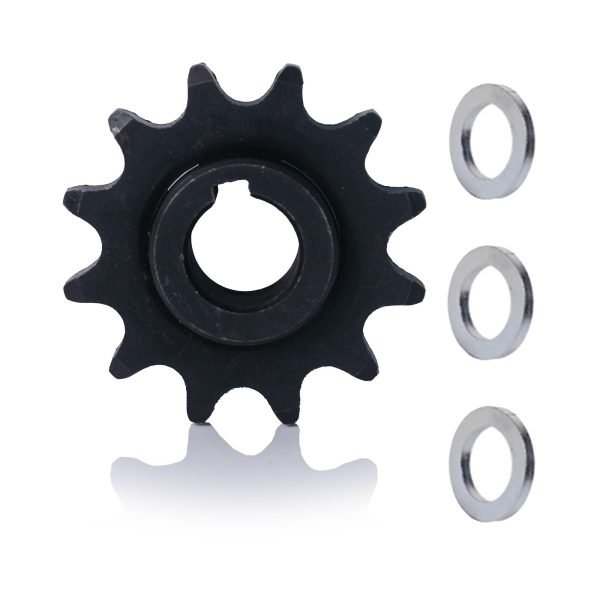 420 12T Sprocket & Spacer kit with 5/8 Inch Bore for 20 30 Torque Converter CVT for Coleman KT196 CT200U BT200X CT200UEX Mini Bike Go Kart (#40 41 420 Chain 12T)