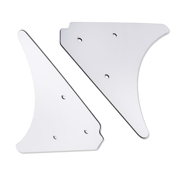 Chrome Stainless Steel Side Frame panel plates for Coleman B200R B200C B200V RB200 Realtree RT200 MEGA moto B212 MAX Mini Bike