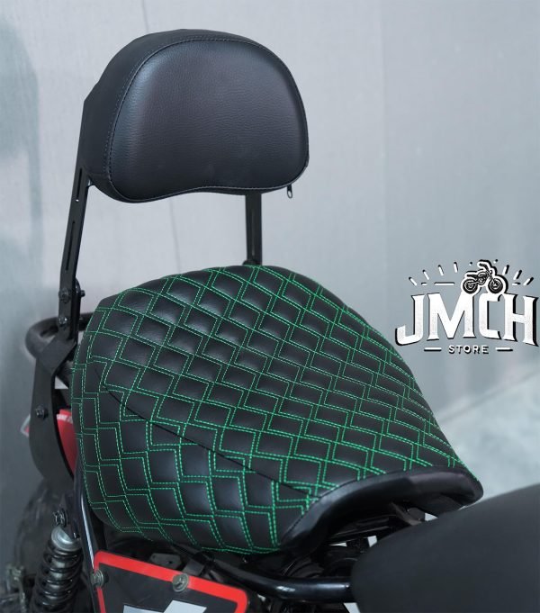 Mini Bike Green Diamond Stitch Retro Upgraded seat Cover (MB200) - Image 2