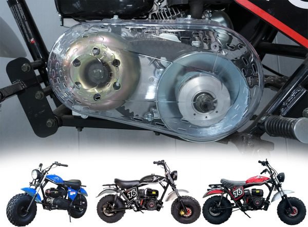 Clear Torque Converter Cover Compatible with 30 Series CVT for Trailmaster MB200 Hurricane 200X PRO Monster Dog II Mini Bike Parts (Clear) - Image 2