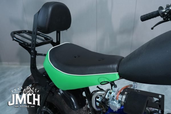 Upgraded Green Mini Bike 15'' Seat for Baja Warrior WR65, Mini Baja, Baja heat, Baja Carbon 6.5 196cc HT65 MB165 Trail bike Cushion Replacement parts - Image 3