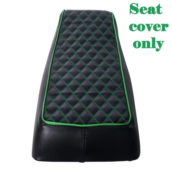 Green Diamond Stitch Retro Mini bike Seat Cover for Monster Mega Moto MMB80 80cc MMB105 105cc, For Coleman Realtree RB100 RT100 Mini Bike Cushion Replacement parts - Image 3