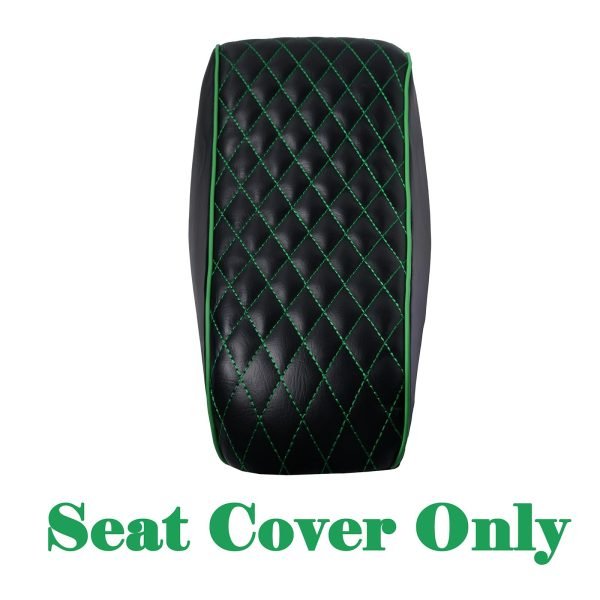 Green Diamond Stitch Retro Seat Cover for Coleman CC100X Mini Bike 98cc, Baja DB30 Hisun 100CC Kids Trail Bike Cushion Replacement Parts - Image 5