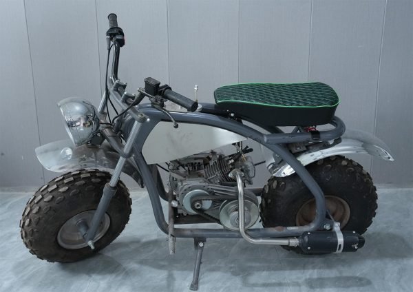 Green Diamond Stitch Retro Upgraded 17'' Seat Cover for Coleman BT200X Mini Bike 196cc, Hisun 200-7 for Viper 200cc Trail Bike Cushion Replacement Parts - Image 5