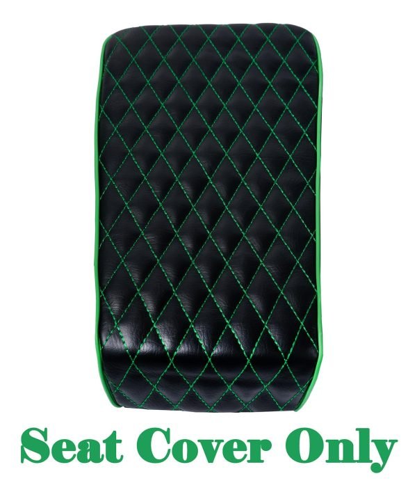 Mini Bike Green Diamond Stitch Retro Upgraded seat Cover (CT100U) - Image 5