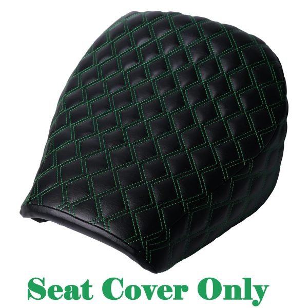 Mini Bike Green Diamond Stitch Retro Upgraded seat Cover (MB200) - Image 5