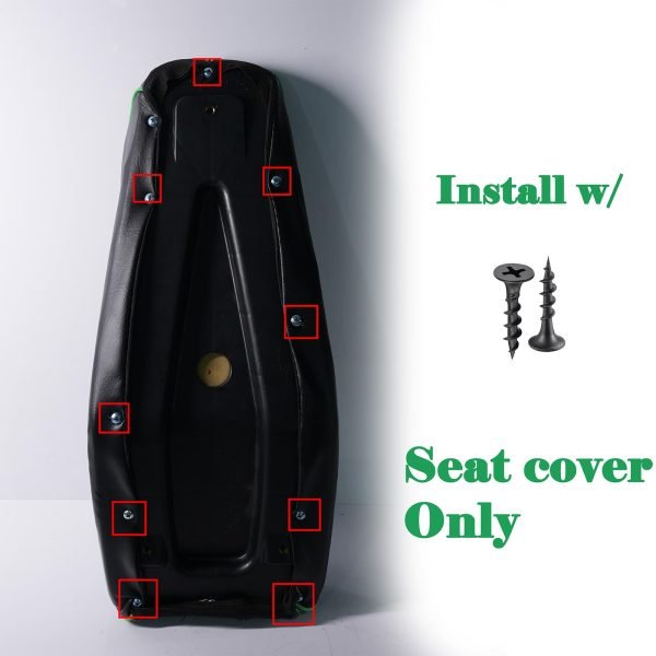 Green Diamond Stitch Retro Seat Cover for Coleman CC100X Mini Bike 98cc, Baja DB30 Hisun 100CC Kids Trail Bike Cushion Replacement Parts - Image 6