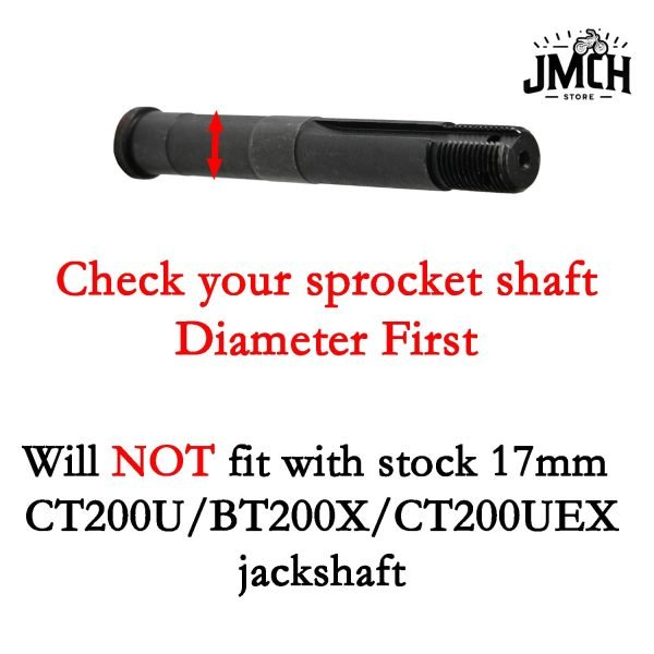 420 12T Sprocket & Spacer kit with 5/8 Inch Bore for 20 30 Torque Converter CVT for Coleman KT196 CT200U BT200X CT200UEX Mini Bike Go Kart (#40 41 420 Chain 12T) - Image 6